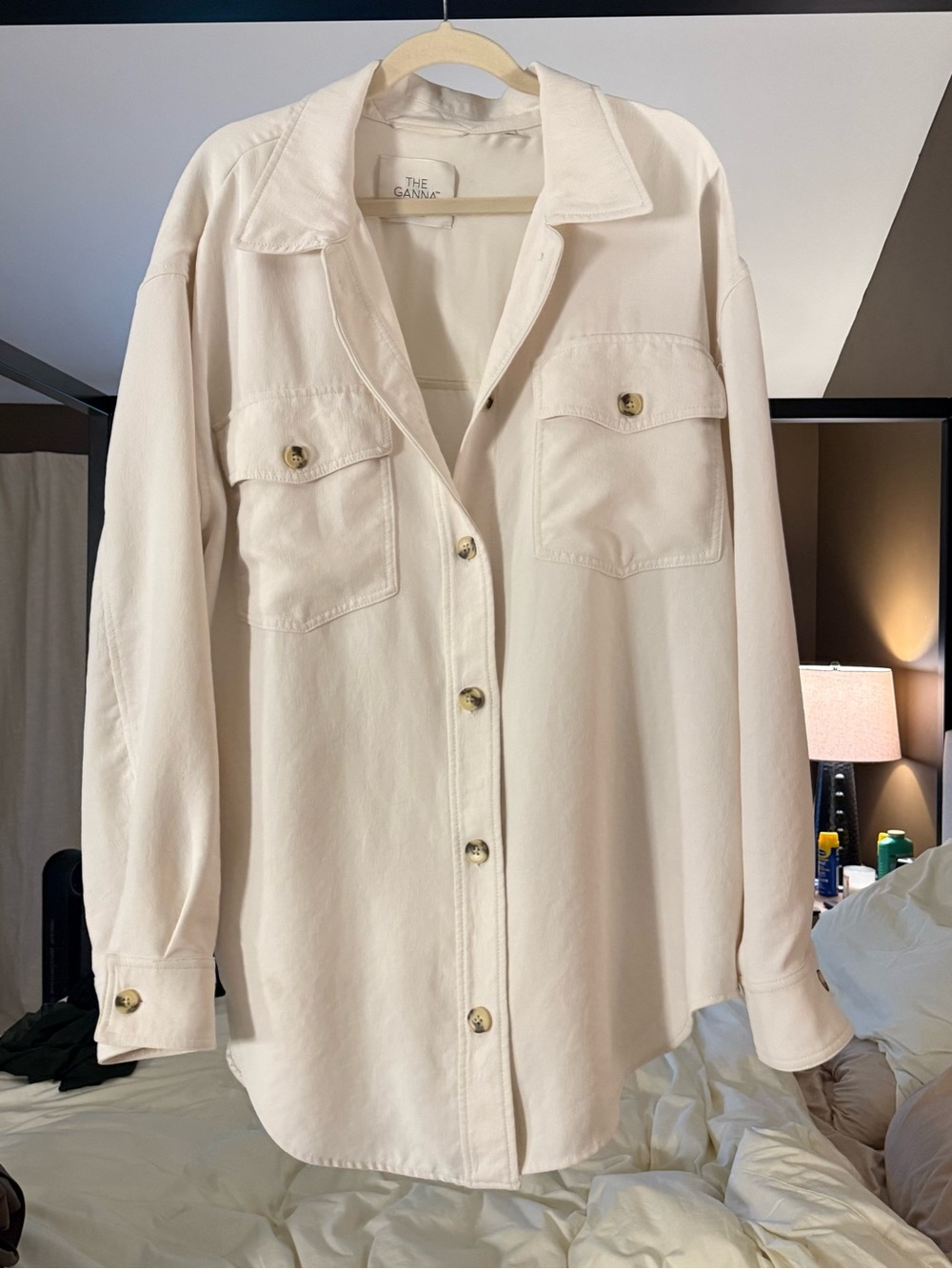 Aritzia The Ganna Oversized Button-Up Shirt Jacket